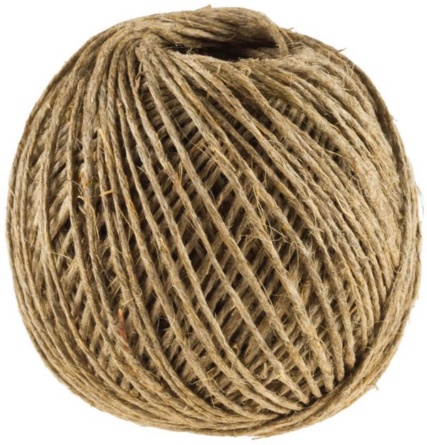 Шпагат льнопеньковый STAYER 60 м, 1.4 мм, 13.5 кгс, 1.25 ктекс, коричневый, 50110-060