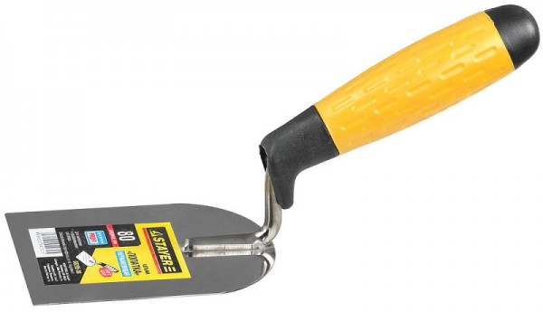 Кельма STAYER "PROFI" нержавеющее полотно, 2-х компонентная рукоятка, 80x110мм 08295-08