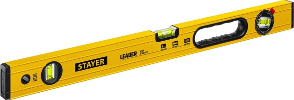 Уровень строительный фрезерованный LEADER STAYER 600 мм, 3466-060_z01