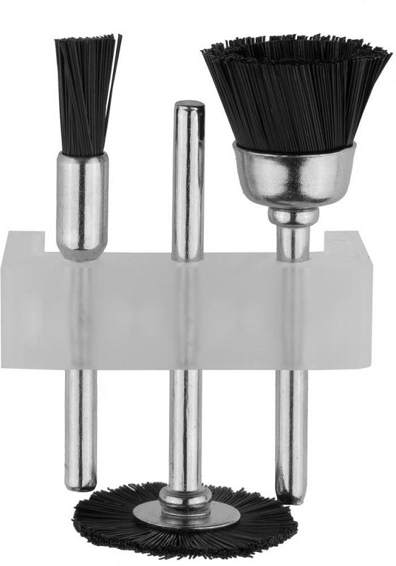 Щетка STAYER нейлоновая для чистки и полирования, 3шт, 29914-H3