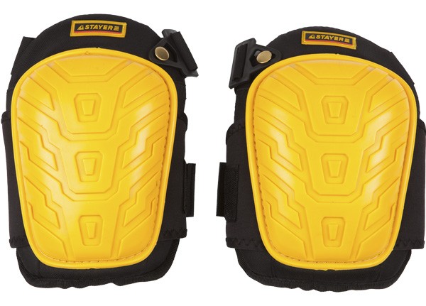 Наколенники STAYER "PROFI" с  гелевым наполнителем и пластиковой накладкой 11198