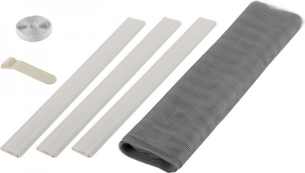 Сетка STAYER "COMFORT" противомоскитная для двери, с крепежной лентой и грузиками, ПЭТ, серая, 1,0 х 2,2 м 12501-10-22