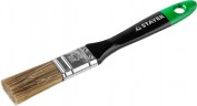 Кисть плоская STAYER  "AQUA-KANEKARON", искусственная щетина, деревянная ручка, 25мм 0106-025