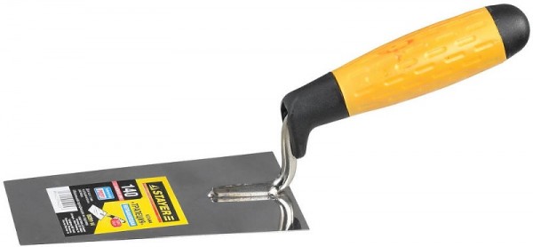 Кельма STAYER "PROFI", трапеция, нержавеющее полотно, 2-х компонентная рукоятка, 140мм 08291-14