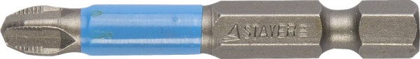 Биты STAYER "PROFI", хвостовик E 1/4", PH №3, 50мм, 2 шт, 26203-3-50-02