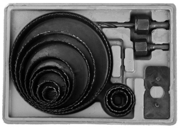 Набор STAYER "MASTER": Коронки по дереву, d=19, 22, 28, 32, 38, 44, 51, 64, 76, 88, 102, 127мм, 15 предм 29600-H15
