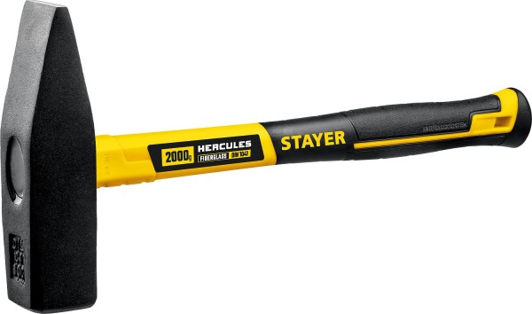 Молоток слесарный STAYER 2000 г, с фиберглассовой рукояткой, 20050-20_z02