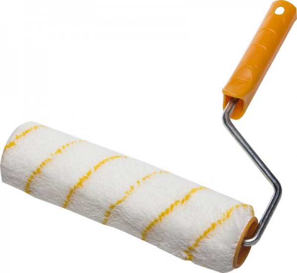 Валик STAYER "MASTER" GIRPAINT ПОЛИАКРИЛ малярный в сборе, ворс 12мм, бюгель 8мм, 48х240мм 0314-24_z01