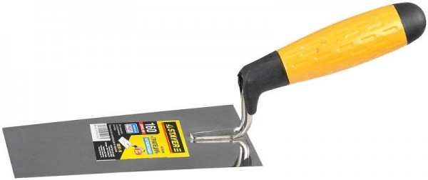 Кельма STAYER "PROFI", трапеция, нержавеющее полотно, 2-х компонентная рукоятка, 160мм 08291-16