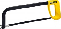 Ножовка по металлу STAYER MS-100, металлическая рамка и пластмассовая ручка, натяжение 60кг, 300мм 1576_z02