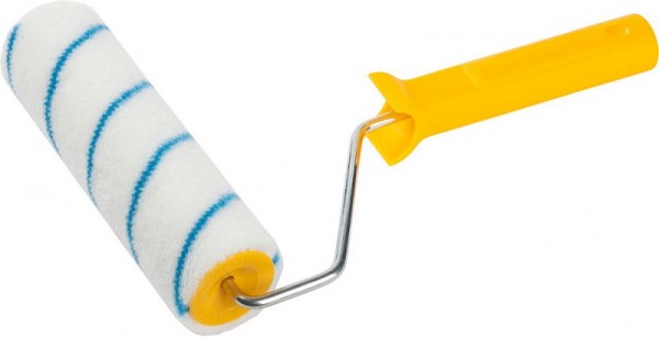 Валик STAYER "MASTER" NYLON ПОЛИАМИД малярный в сборе, ворс 6мм, бюгель 6мм, 40х180мм 03041-18