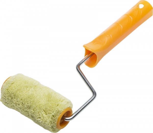 Валик STAYER "MASTER" SYNTEX ПОЛИАКРИЛ малярный в сборе, ворс 12мм, бюгель 6мм, 30х100мм 0319-10