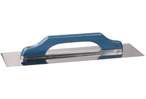 STAYER Eхpert 480 130х480 мм гладилка "Швейцарская" нержавеющая с деревянной ручкой, 0803