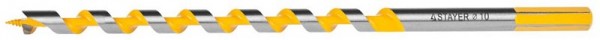 Сверло STAYER "PROFI" по дереву, спираль Левиса, шестигранный хвостовик, сталь 45Mn, d=10мм, L=235мм 29475-235-10