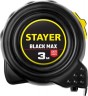 STAYER BlackMax 3м / 16мм рулетка в ударостойком полностью обрезиненном корпусе  и двумя фиксаторами, 3410-03_z02