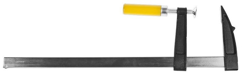 Струбцина STAYER "MASTER", тип "F", закаленная рейка, деревянная ручка, 120х1000мм 3210-120-1000