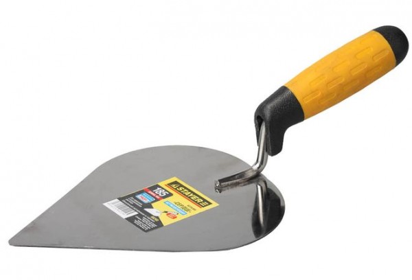 Кельма STAYER "PROFI", сердце, нержавеющее полотно, 2-х компонентная рукоятка, 185х150мм, 08293