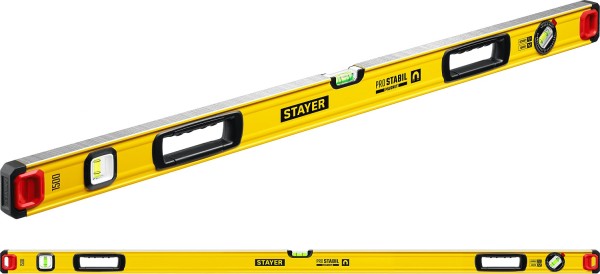 Уровень магнитный с зеркальным глазком STAYER 1500 мм, PROFESSIONAL 3480-150