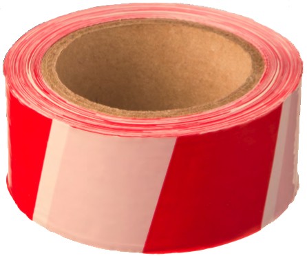 Сигнальная лента STAYER "MASTER", цвет красно-белый, 50 мм x 150 м 12241-50-150