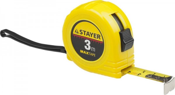 Рулетка STAYER "МASTER" "MaxTape" 34014-03-16