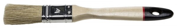 Кисть плоская STAYER  "UNIVERSAL-EURO", светлая натуральная щетина, деревянная ручка, 20мм 0102-020
