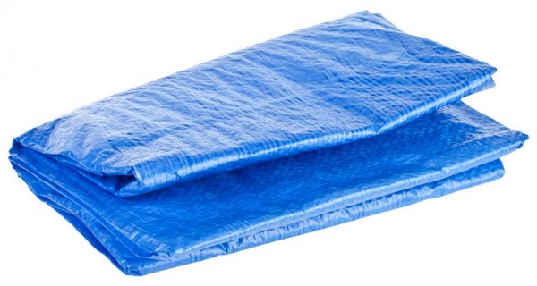 Тент-полотно STAYER "MASTER" универсальный, из тканого полимера плотностью 65 г/м3, с люверсами, водонепроницаемый, 2мх3м 12560-02-03