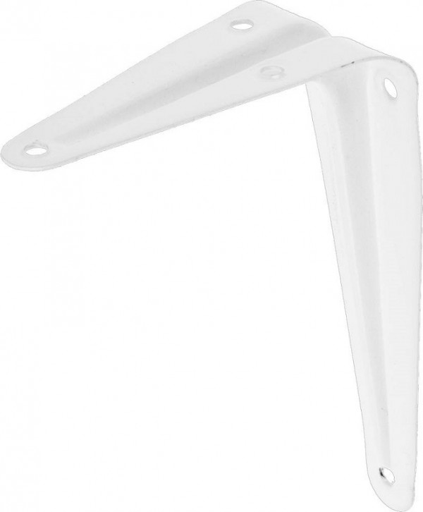 Уголок-кронштейн STAYER "MASTER", 100х75мм, белый, 37400-1