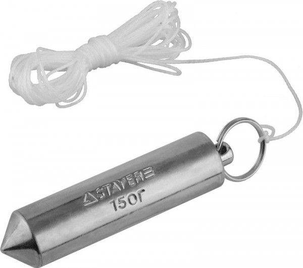 Отвес STAYER "MASTER" строительный со шнуром, 150г 0635-15_z01
