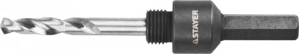 Державка STAYER "PROFESSIONAL" с шестигранным хвостовиком для коронок 13-30, резьба 1/2, 29549