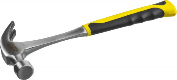 Молоток-гвоздодер STAYER "PROFESSIONAL" цельнометаллический с двухкомпонентной рукояткой, 450 г 2025-450