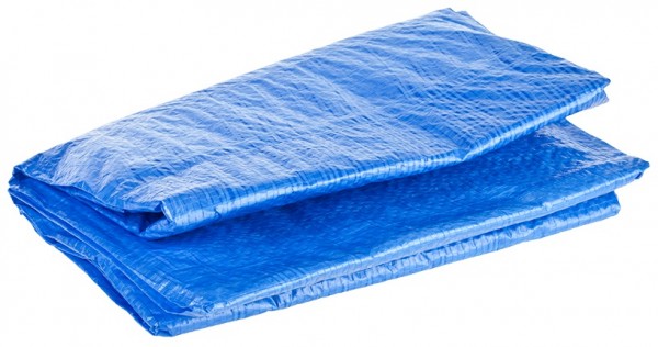 Тент-полотно STAYER "MASTER" универсальный, из тканого полимера плотностью 65 г/м3, с люверсами, водонепроницаемый, 6мх8м 12560-06-08