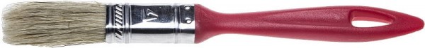 Кисть плоская STAYER  "UNIVERSAL-EURO", светлая натуральная щетина, пластмассовая ручка, 20мм 0108-20