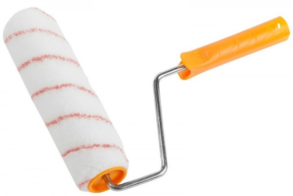 Валик STAYER "PROFI" NYLON ПОЛИАМИД малярный в сборе, ворс 10мм, бюгель 8мм, 48х240мм 0316-24