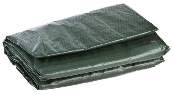 Тент-полотно STAYER "PROFI" универсальный, из тканого полимера высокой плотности 90 г/м3, с люверсами, водонепроницаемый, 6мх8м 12562-06-08