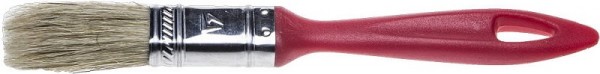 Кисть плоская STAYER  "UNIVERSAL-EURO", светлая натуральная щетина, пластмассовая ручка, 25мм 0108-25