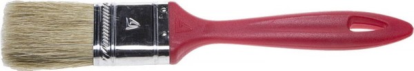Кисть плоская STAYER  "UNIVERSAL-EURO", светлая натуральная щетина, пластмассовая ручка, 38мм 0108-38