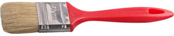 Кисть плоская STAYER  "UNIVERSAL-EURO", светлая натуральная щетина, пластмассовая ручка, 50мм 0108-50