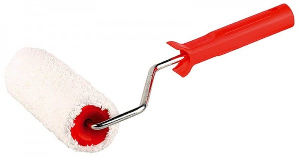 Валик STAYER "PROFI" МИКРОВОЛОКНО малярный в сборе, ворс 9 мм, бюгель 8 мм, 48x180мм 0341-18