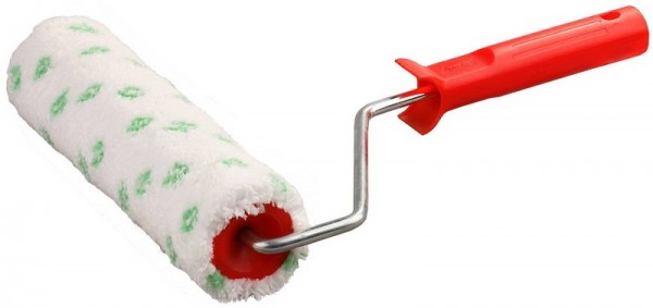 Валик STAYER "PROFI" МИКРОВОЛОКНО малярный в сборе, ворс 9 мм, бюгель 8 мм, 48x240мм 0341-24