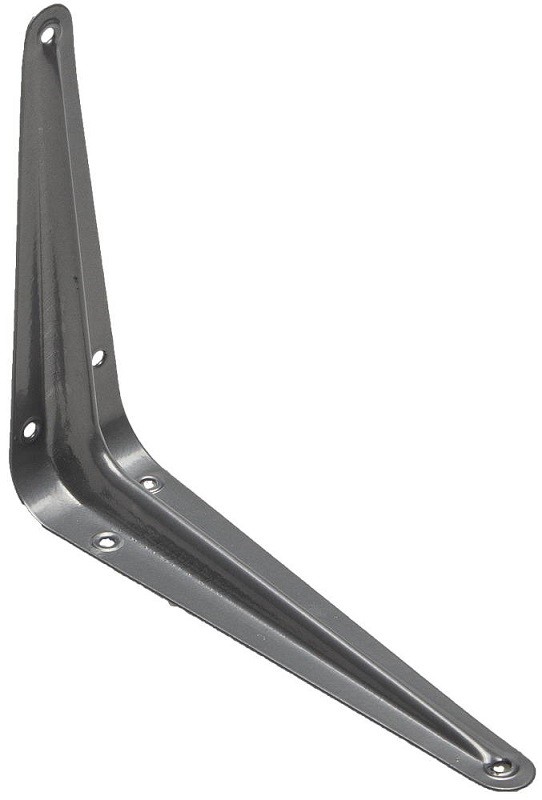 Уголок-кронштейн STAYER "MASTER", 150х125мм, серый, 37402-2