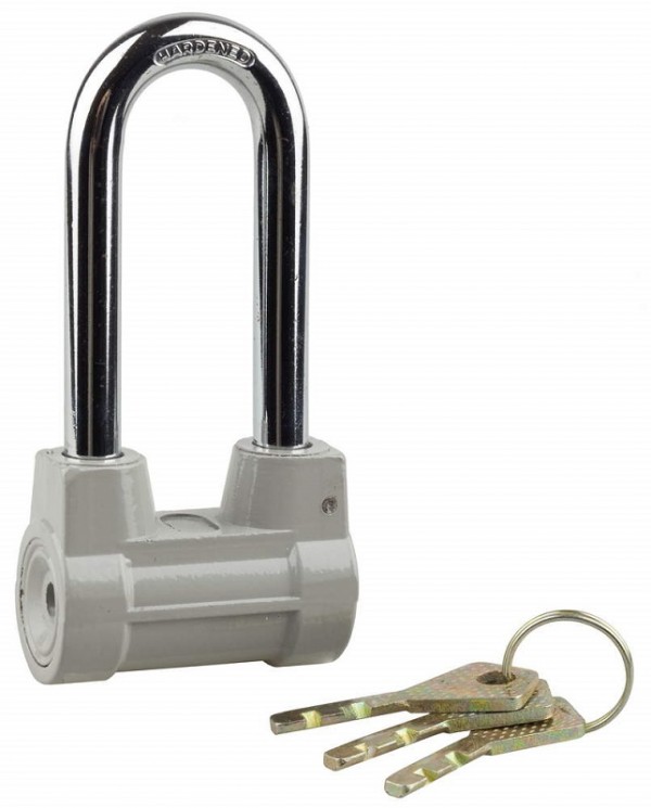 Замок навесной STAYER "MASTER" облегченный, дисковый механизм секрета, удлиненная дужка, 60мм, 37149-60-1