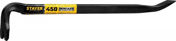 Лом-гвоздодер STAYER "HERCULES" 450мм, сечение 12х22мм, кованный, усиленный, 21643-45