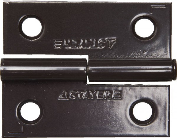 Петля дверная STAYER "MASTER" разъемная, цвет коричневый, левая, 50мм, 37613-50-3L