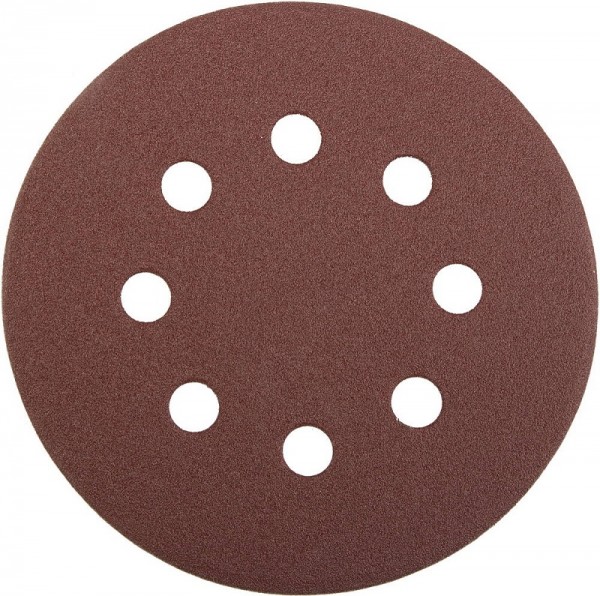 Круг STAYER "PROFI" из абразивной бумаги перфорированный, 125мм/ №80, 5шт, 3580-125-080