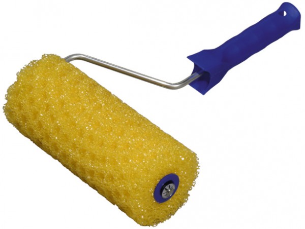 Валик STAYER "PROFI" СТРУКТУРНЫЙ ПОРОЛОН В ГОРОШЕК малярный в сборе, бюгель 6мм, 80x240мм 0367-24