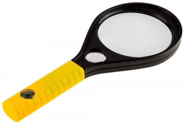 Лупа STAYER "MASTER", пластиковый корпус, 2-х/6-и кратное увеличение, диаметр 90мм, 40530-90
