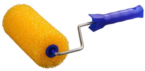 Валик STAYER "PROFI" СТРУКТУРНЫЙ ПОРОЛОН малярный в сборе, бюгель 6мм, 80x180мм 0365-18