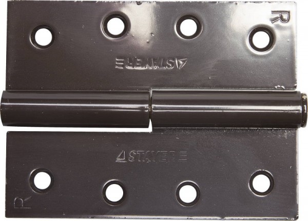 Петля дверная STAYER "MASTER" разъемная, цвет коричневый, правая, 100мм, 37613-100-3R