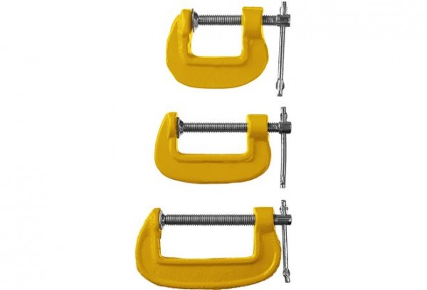 SG-3 набор струбцин тип G 25-50-75 мм, STAYER, 3212-H3_z03