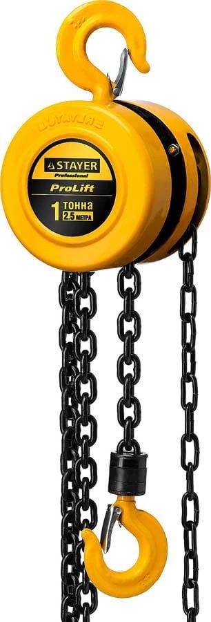 Таль цепная STAYER "PROLift" шестеренная, 1т / 2,5м 4308-1_z01